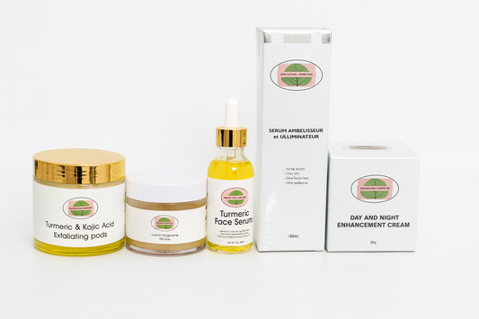 Soin visage premium : exfolier, hydrater, illuminer, clarifier, raffermir.