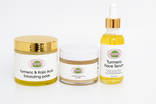 Le Pack Complet Anti-taches au Curcuma : Pads + Masque Gel + Sérum